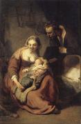 REMBRANDT Harmenszoon van Rijn The Holy Family oil painting reproduction